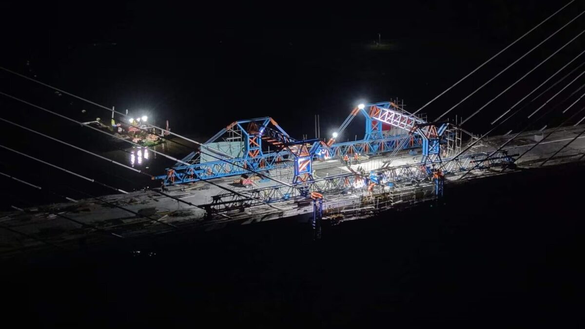 Unión del puente de la Bioceánica sobre el río Paraguay, 2026